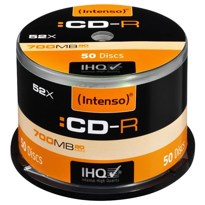 CD-R Intenso 700MB 50pcs Cake Box 52x retail