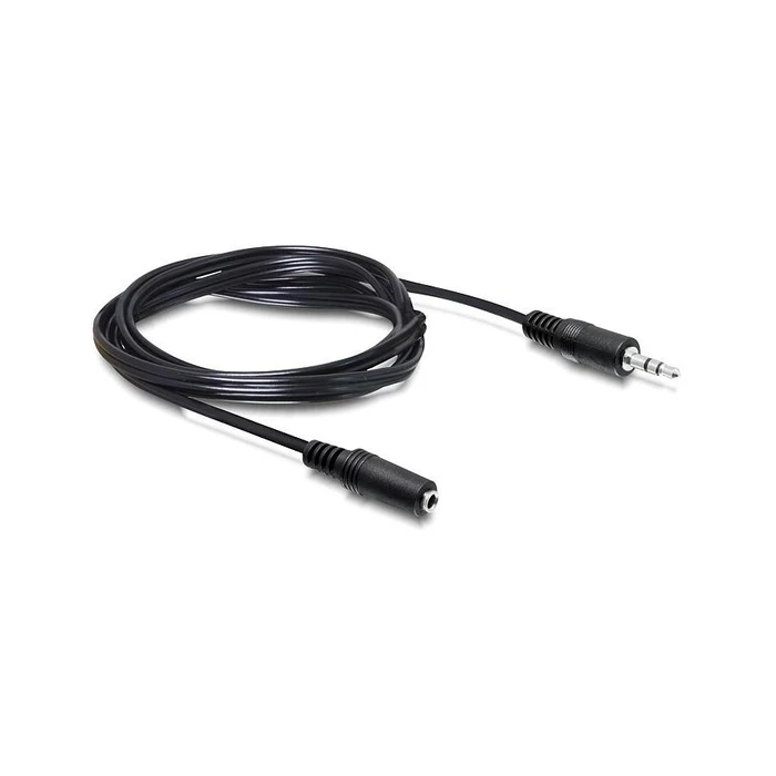 Καλώδιο Ήχου Delock jack 3,5mm -> 3,5mm M/F 3.00m Black
