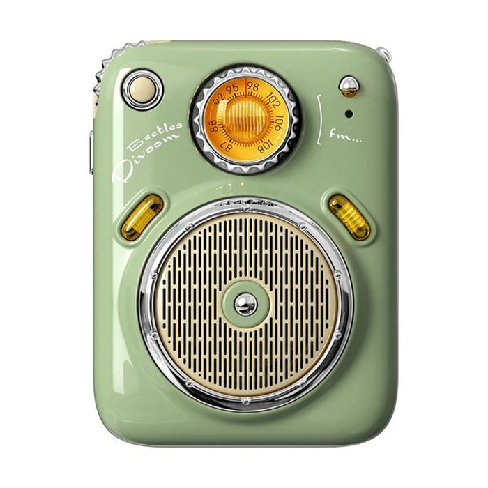 Φορητό Ηχείο Bluetooth Divoom Beetles-FM Green