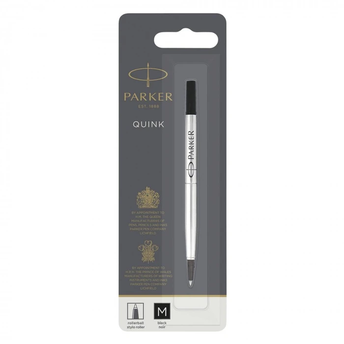 Ανταλλακτικό Μελάνι Parker Rollerball Refill M black (Blister)