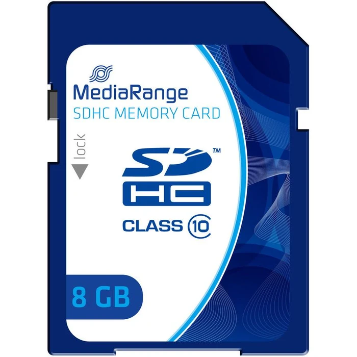 Κάρτα Μνήμης SD 8GB MediaRange SDHC CL.10