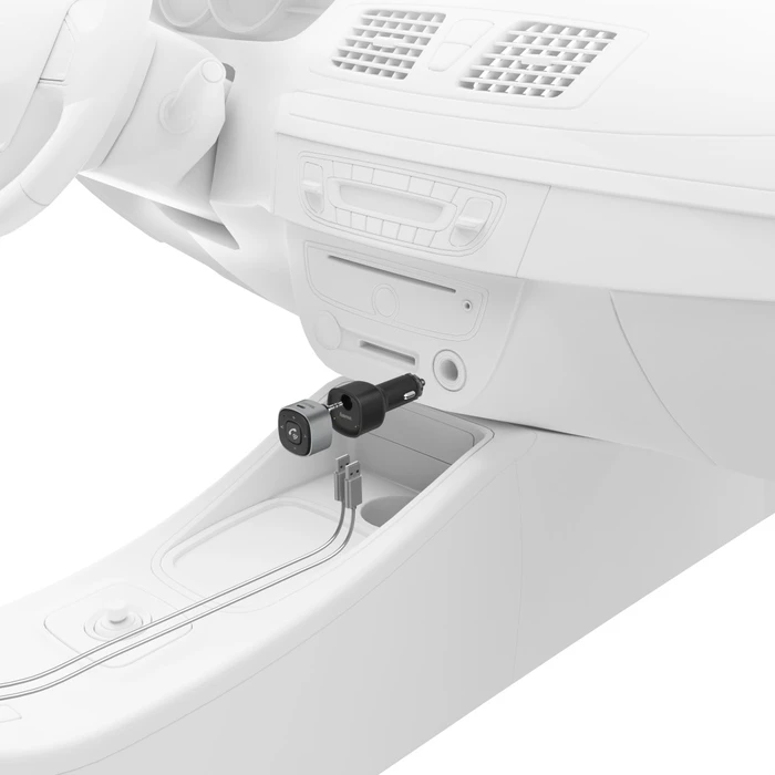 FM Transmitter Hama for Car 3,5mm Jack and USB Charger