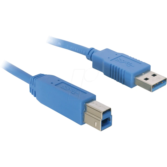 Καλώδιο USB Delock 3.0 A -> B M/M 2.00m Blue