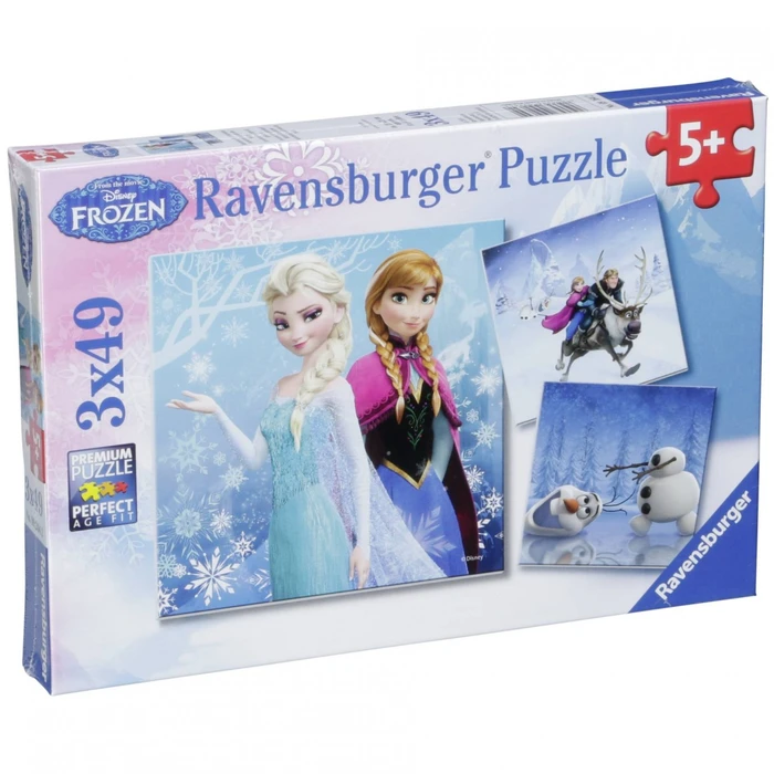 Παζλ Ravensburger Winter Adventures 3 X 49 pcs Disney Frozen