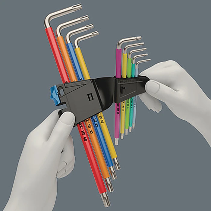 Σετ Allen Wera 3967/9 TX SXL Multicol. HF Stainless 1 L-key set