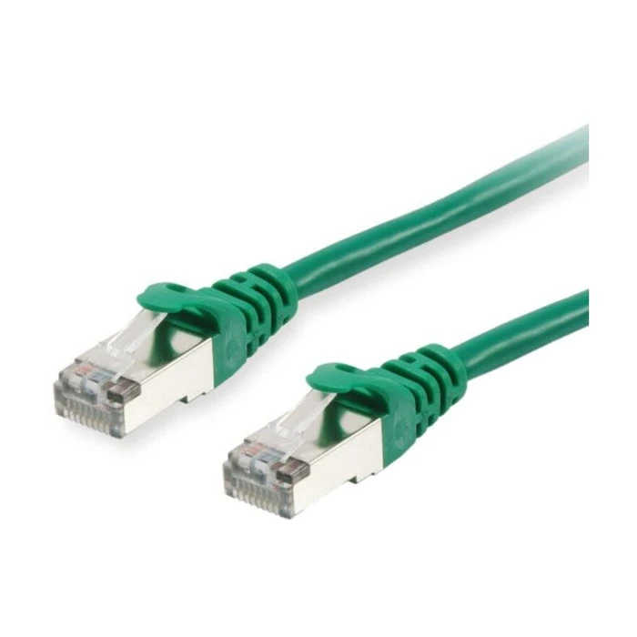Καλώδιο Δικτύου Equip Cat6A S/FTP 2xRJ45 0.50m Green LSZH