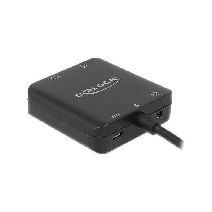 Αντάπτορας HDMI Delock A -> A M/F +3,5mm jack 4K