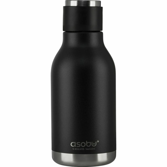 Μπουκάλι Asobu Urban Drink Black, 0.473 L