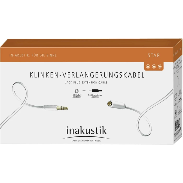 Καλώδιο 3.5mm Inakustik Star Audio extension 3,5 mm Klinke 5,0 m