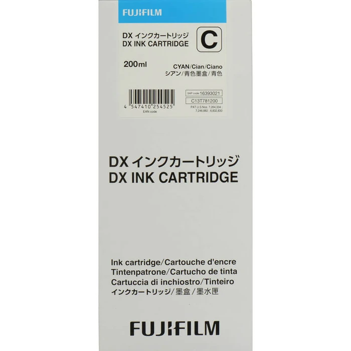Μελάνι Fujifilm DX 200 ml cyan