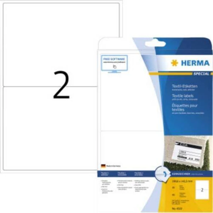 Ετικέτες Herma textile A4 199,6x143,5mm White 40St.