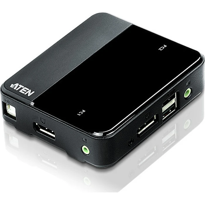 KVM & Data Switch Aten CS782DP - Audio-/USB - 2 ports