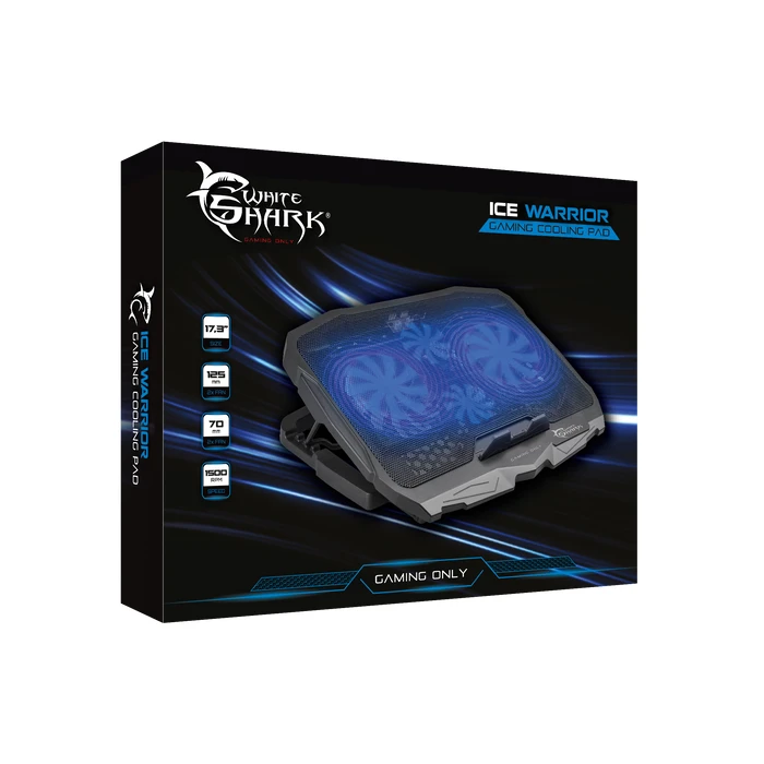 Βάση Laptop White Shark COOLING PAD ICE WARRIOR 4 FANS