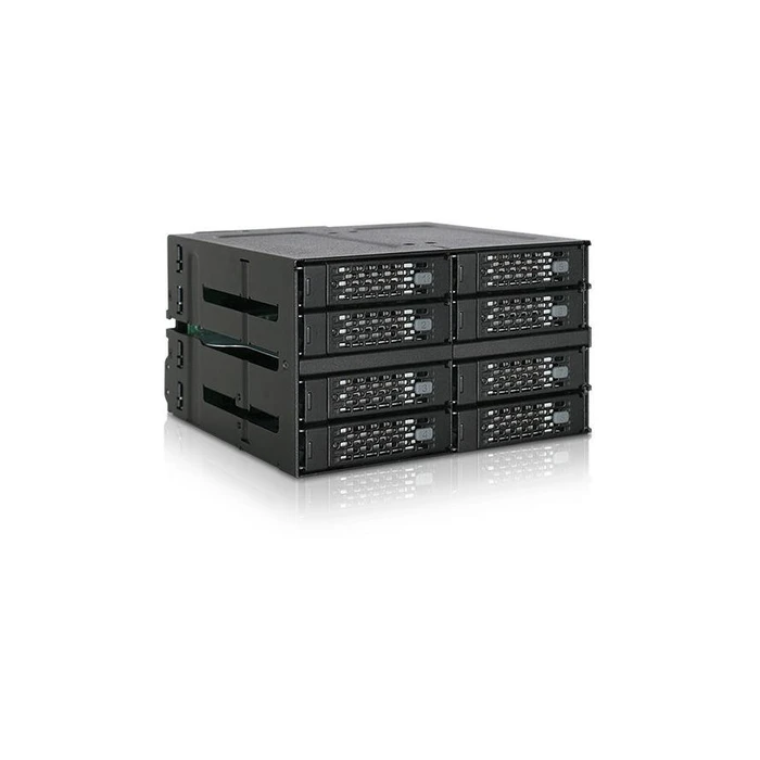 Πλαίσιο Για Σκληρούς Δίσκους Backplane IcyDock 8x6,3cm SATA/SAS in 1x5,25" SSD/HDD 5-15mm retail