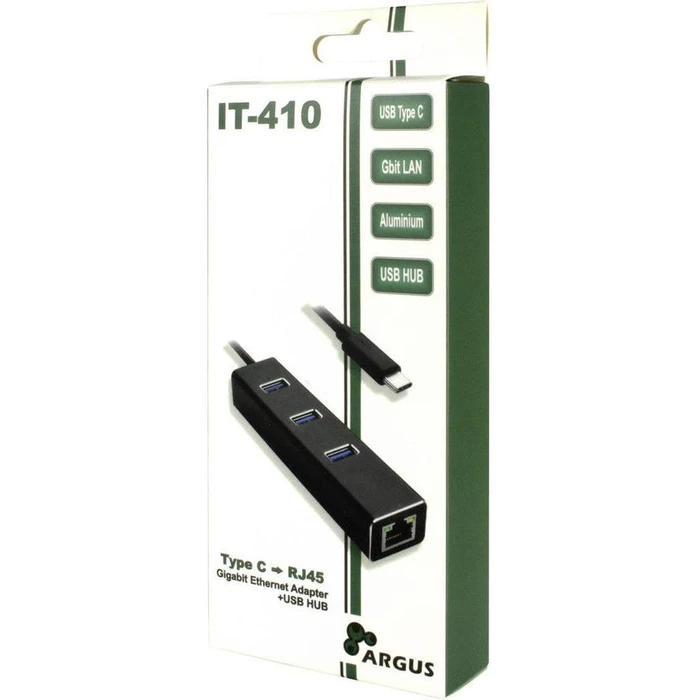 USB Hub Inter-Tech LAN- Argus IT-410