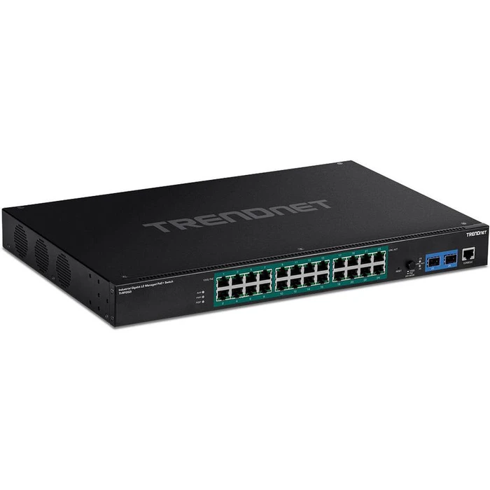 Network Switch Trendnet 26-Port Industr. Gigabit L2 Managed PoE+ Rackmount
