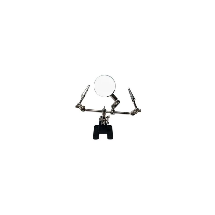 Βάση εργαλείων LogiLink 3rd helping hand with magnifying glass, 46mm magnifying glass & 8 joints