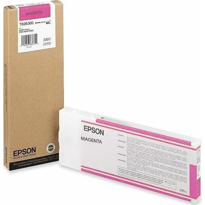 Μελάνι Epson vivid magenta T 606 220 ml T 6063