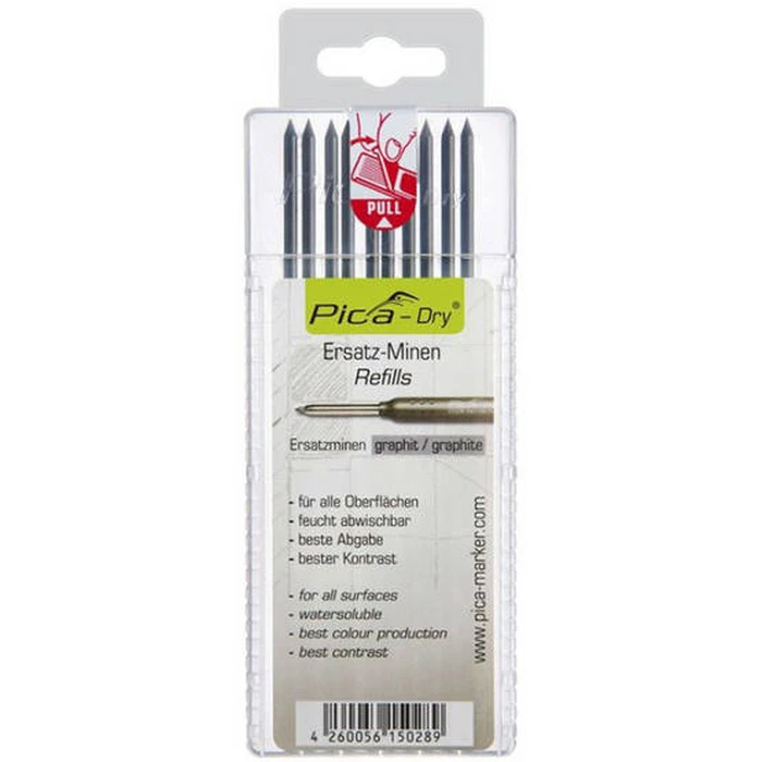 Μύτες Μηχανικών Μολυβιών Pica DRY Refills Graphite - SB