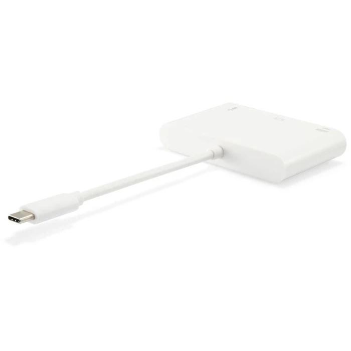 Docking Station USB Equip USB-C St to VGA-/USB-A-Bu PD 0.15cm white