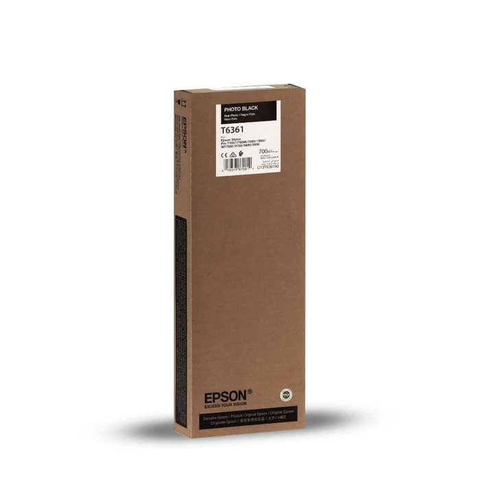 Μελάνι Epson photo black T 636 700 ml T 6361