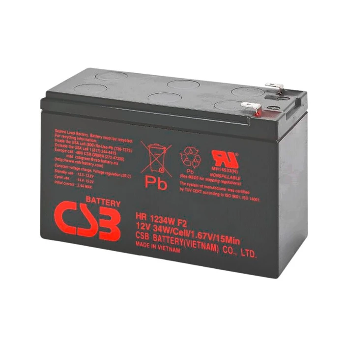 Μπαταρία UPS PowerWalker 12V/9Ah CSB VRLA Rechargeable