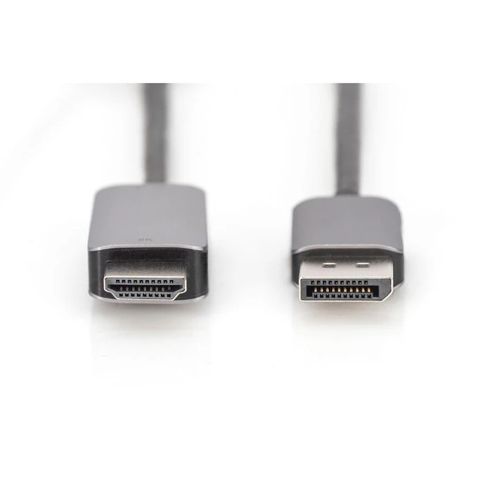 Καλώδιο DisplayPort Digitus DP->HDMIA M/M 1,8m Black