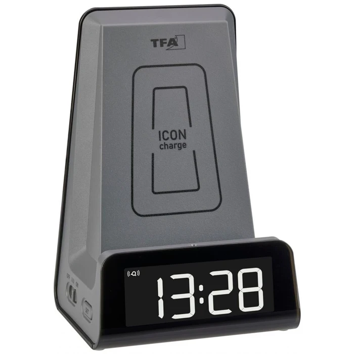 Ρολόι Ξυπνητήρι TFA 60.2033.10 ICON Charge with Charger