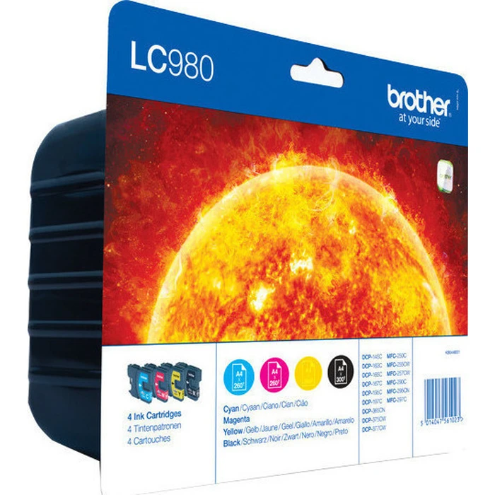 Μελάνι Brother LC-980 Value Pack BK/C/M/Y