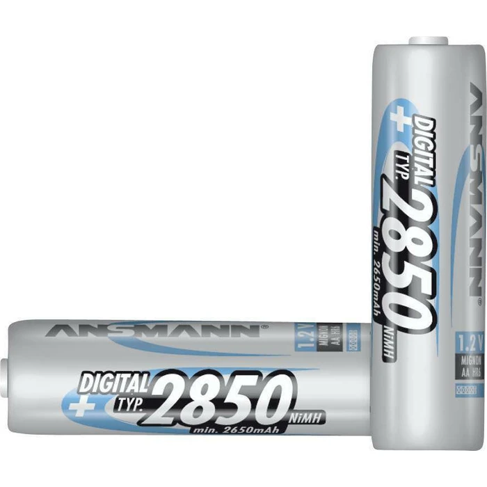 Επαναφορτιζόμενες Μπαταρίες 1x2 Ansmann NiMH rech. 2850 Mignon AA 2650 mAh DIGITAL