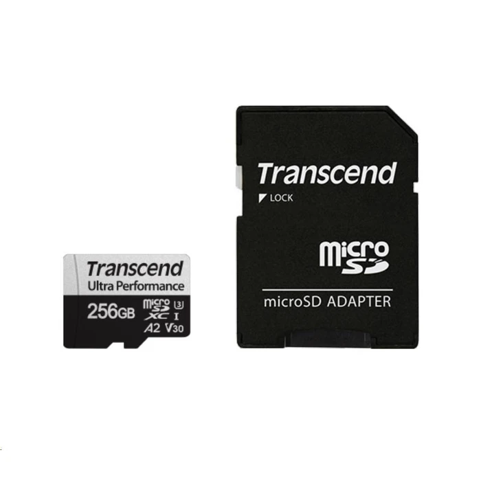 Κάρτα Μνήμης microSD 256GB Transcend SDXC USD340S w/Adapter