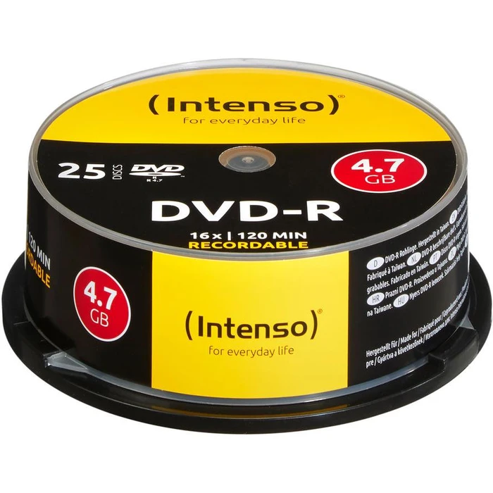 DVD-R Intenso 4,7GB 25pcs CakeBox 16x