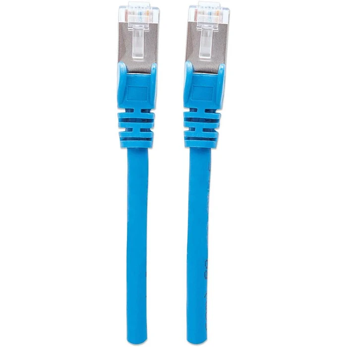 Καλώδιο Δικτύου Intellinet Cat6A CU S/FTP LSOH 1.00m Blue