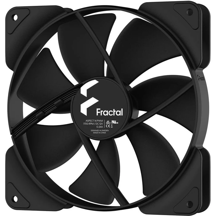 Case Fan 14cm Fractal Design Aspect 14 PWM Black
