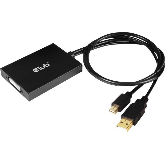 Αντάπτορας MiniDisplayport Club3D > DVI-D (Active Dual) M/F retail