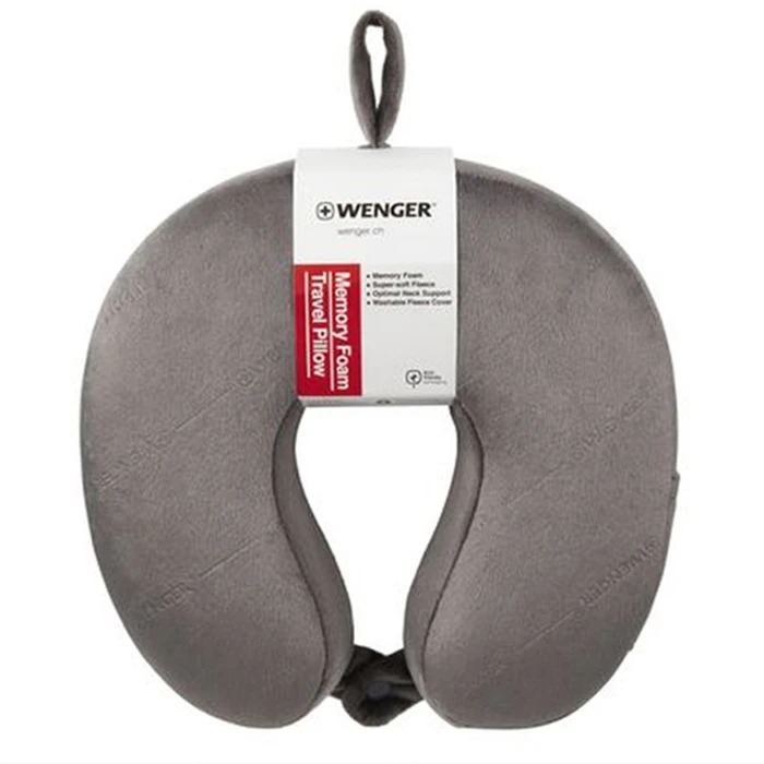 Μαξιλαράκι Ταξιδίου Wenger Neck Pillow Memory Foam Travel Pillow grey