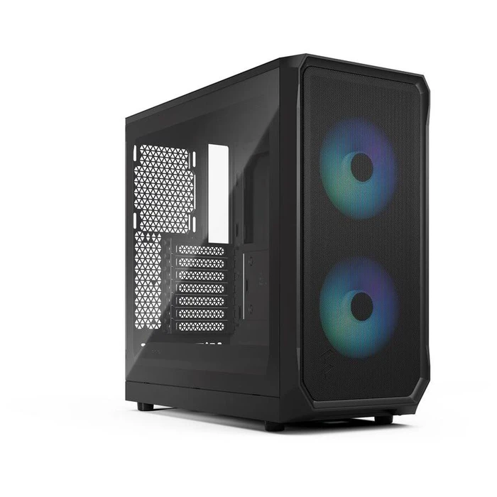 Κουτί Η/Υ Fractal Design Focus 2 RGB Black TG Clear Tint
