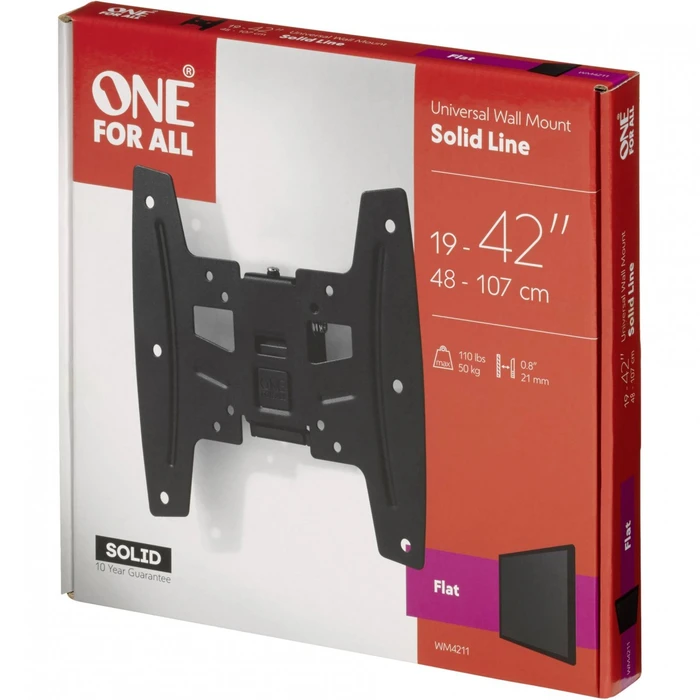 Βάση Τηλεόρασης One for All Wall 42 Solid Flat