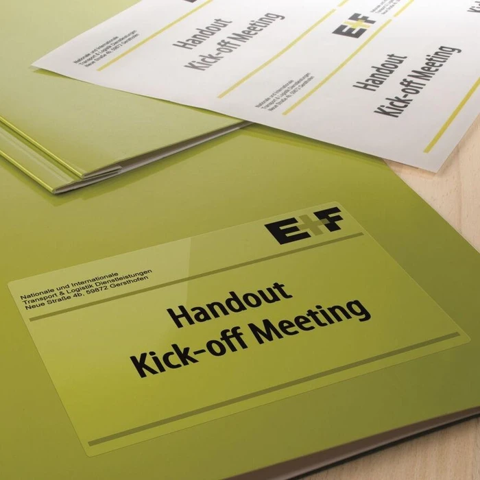 Ετικέτες Herma crystal clear A4 96x50,8 mm foil glossy 250 pcs