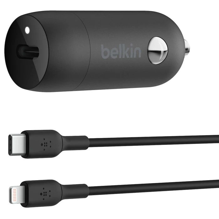 Φορτιστής Αυτοκινήτου Belkin USB-C 30W PD 1m Lightning-Cable