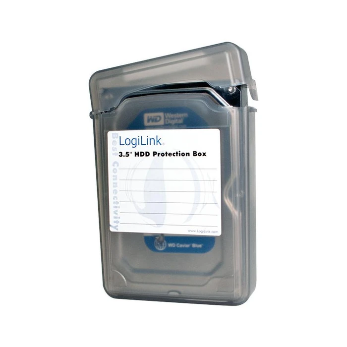 Θήκη Σκληρού Δίσκου LogiLink protection box for 3,5" HDD s, black