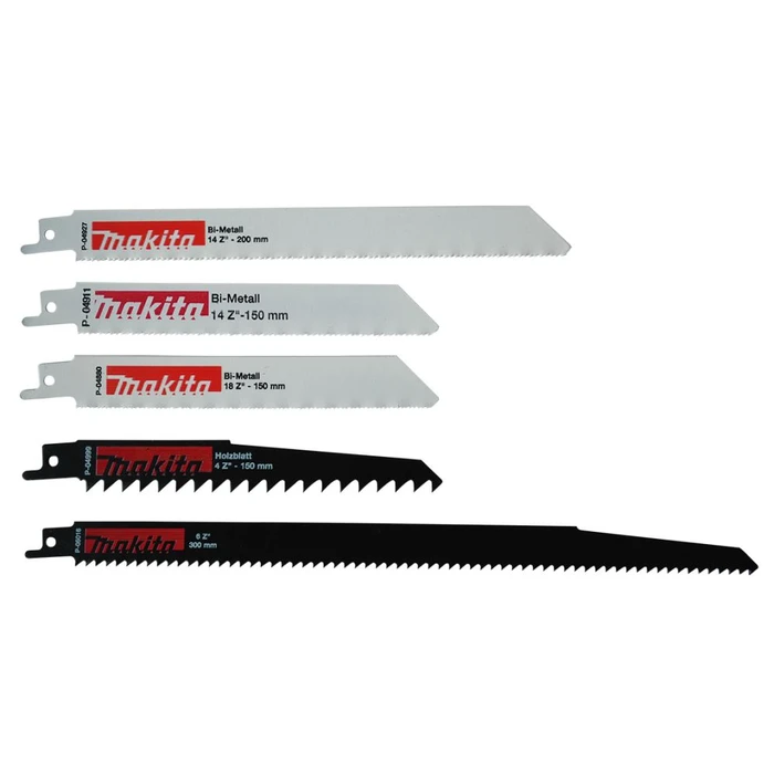 Σπαθόλαμες Makita P-83945 Recipro Starter Set Uni 5pcs.