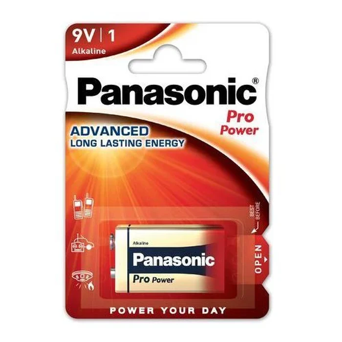 Αλκαλική Μπαταρία Panasonic Pro Power -9V E-Block 1pc.