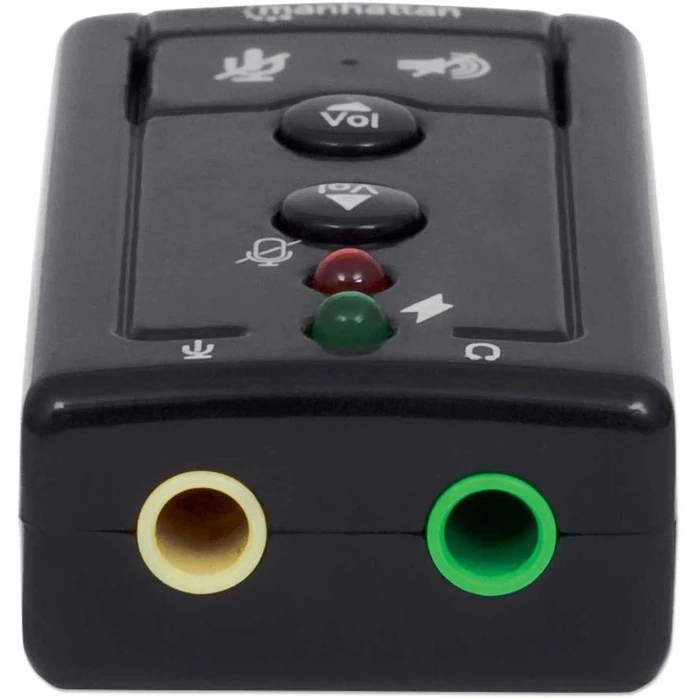 Κάρτα Ήχου USB Manhattan Hi-Speed USB 2.0 - 3D 7.1 black