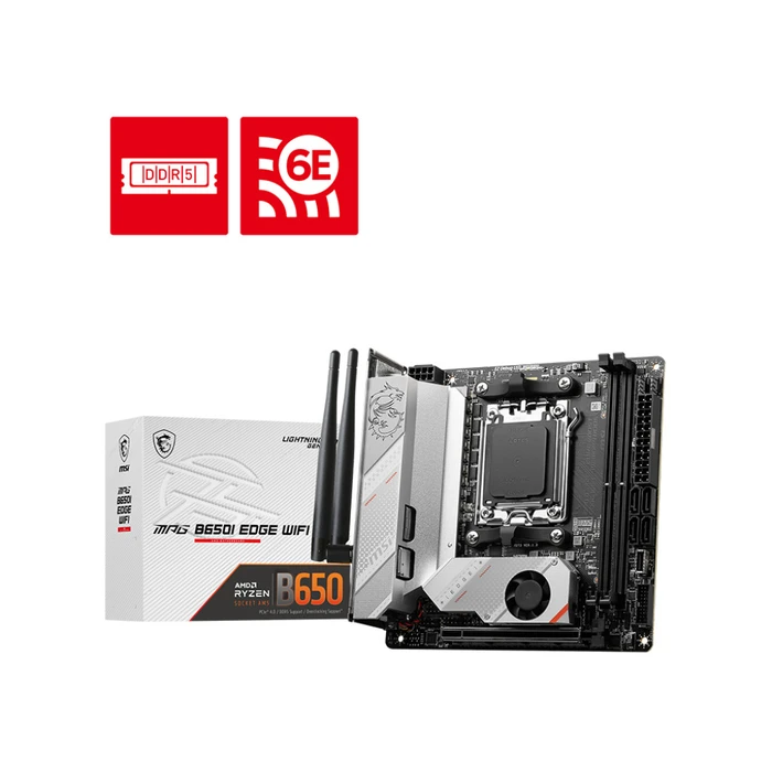 Motherboard MSI MPG B650I EDGE WIFI mini ITX - Socket AM5 - AMD B650