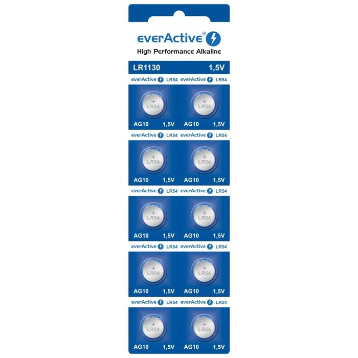 Μπαταρία Mini alkaline batteries everActive G10 LR1130 LR54 10 pcs