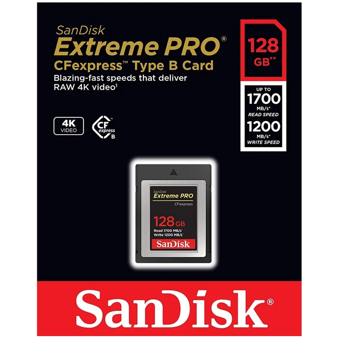 Κάρτα Μνήμης CF 128GB SanDisk Express Type 2 Extreme Pro