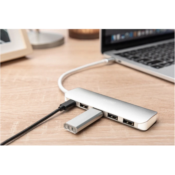 USB Hub DIGITUS USB Type-C 4xUSB3