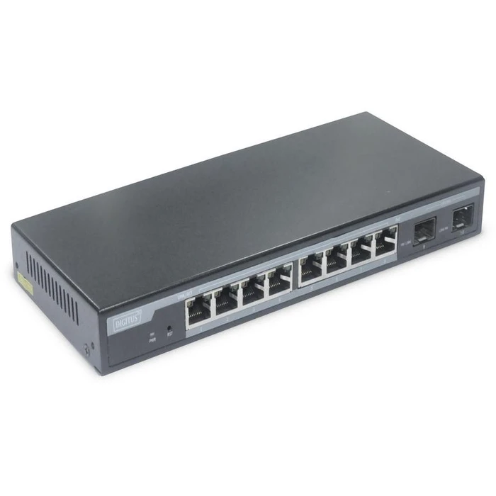 Network Switch Digitus 8-Port L2-Managed Gigabit PoE 2xSFP 86W