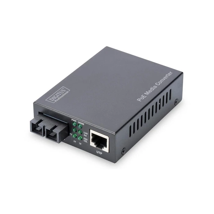 Μετατροπέας Digitus Gigabit PoE Multim. Media RJ45/SC MM PSE